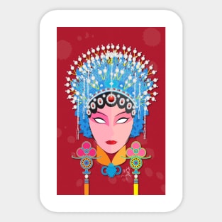 Chinese Opera Sticker